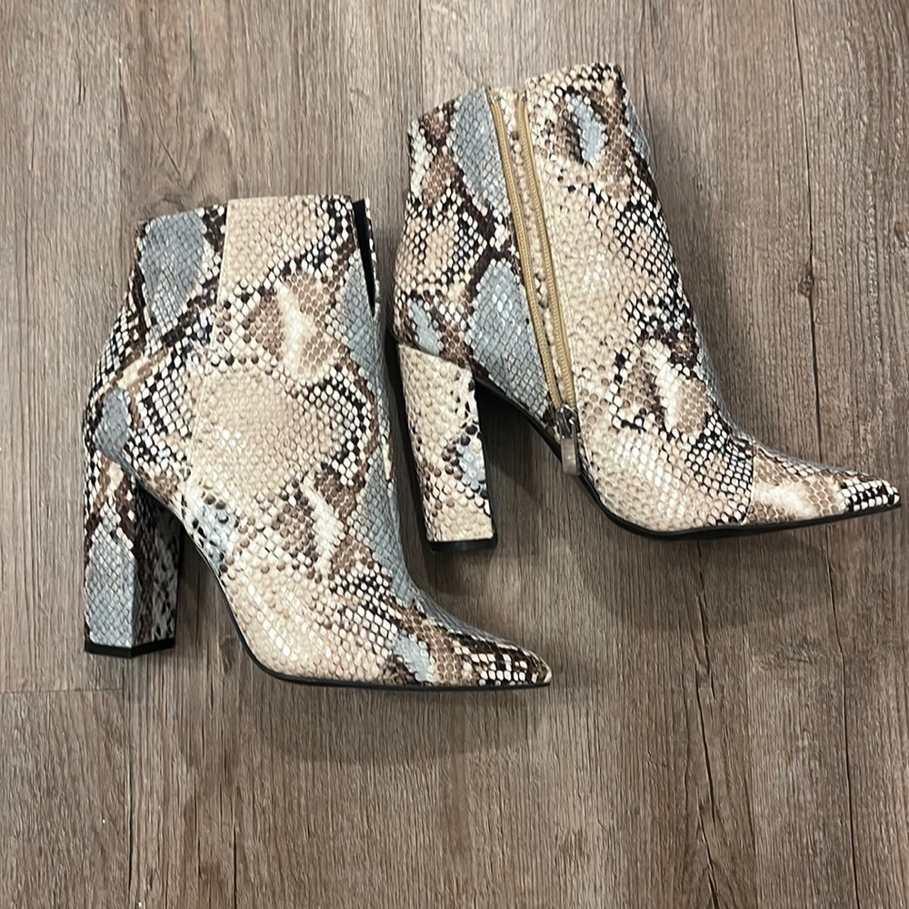 Snakeskin boots